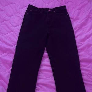 primark straight leg black jeans!!